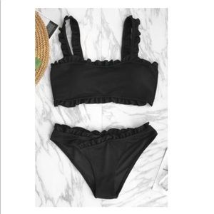 Cupshe Only Love Solid Bikini Set NWT
